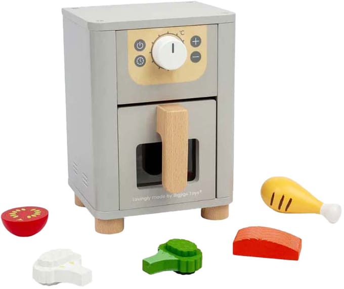 BigJigs speelgoed airfryer - educatief kinderspeelgoed keuken.