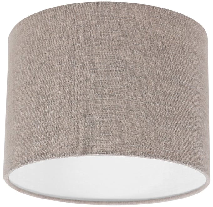 Grijze textiele lampenkap K3084RS Ø 20cm met E27 support - Modern design - Steinhauer