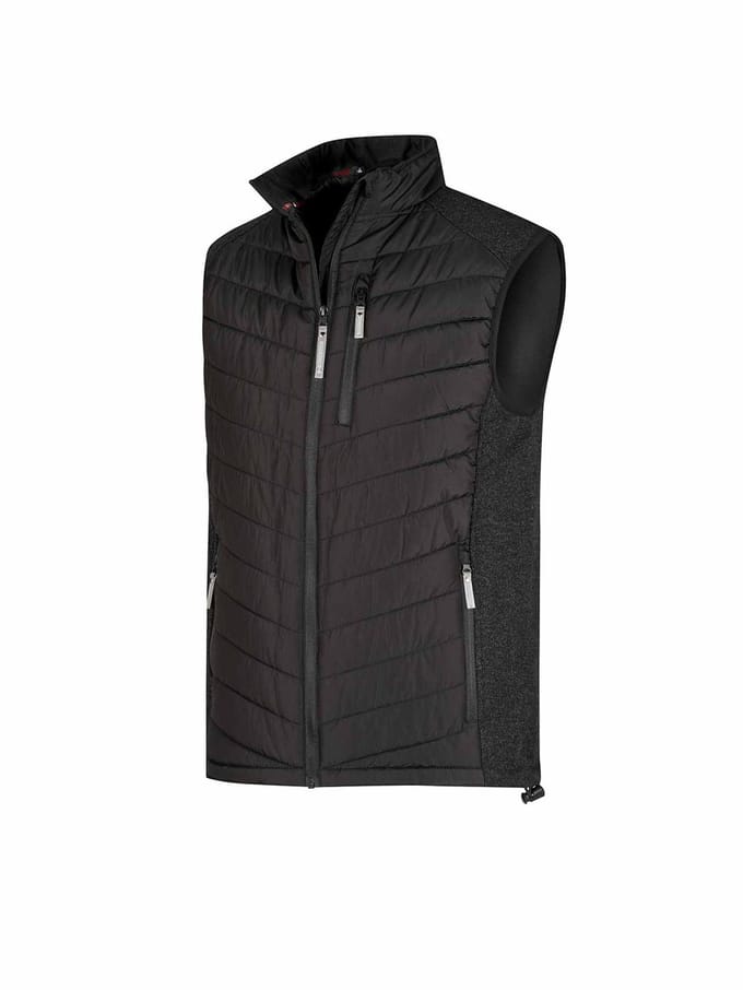 BJØRNSON Stig Bodywarmer Winddicht Heren - Maat M - Zwart