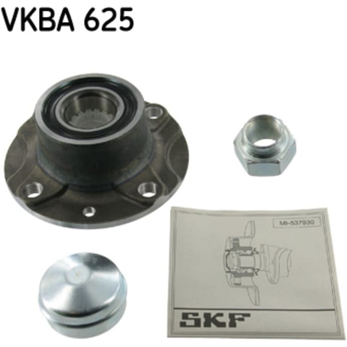 Wiellagerset SKF VKBA 625