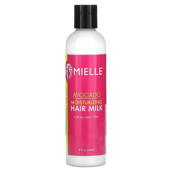 Mielle, Moisturizing Hair Milk, Avocado, 8 fl oz (240 ml) pink