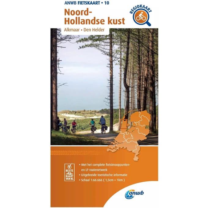 ANWB Fietskaart 10 Noord-Holland Kust