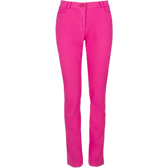 Fuchsia Tie Dye Long Fitted Pants
