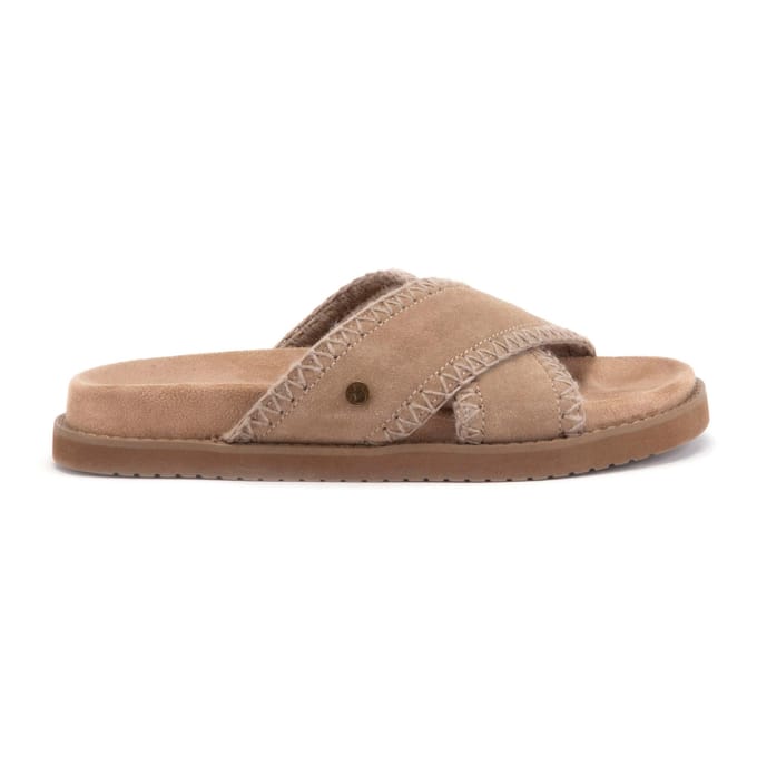 Warmbat Nyah Suede Dames Sandalen - Stone