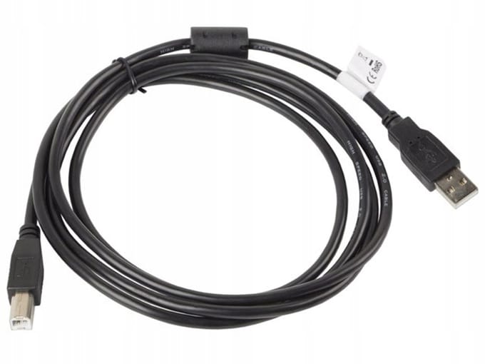 Lanberg Usb-Kabel Am Bm Voor Laptop Computer Printer 1M Ferriet