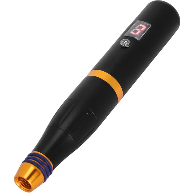 Wenkbrauw Tattoo Machine Semi-Permanent 3 Versnellingen Lip Eyeliner Microblading Pen EU Plug black