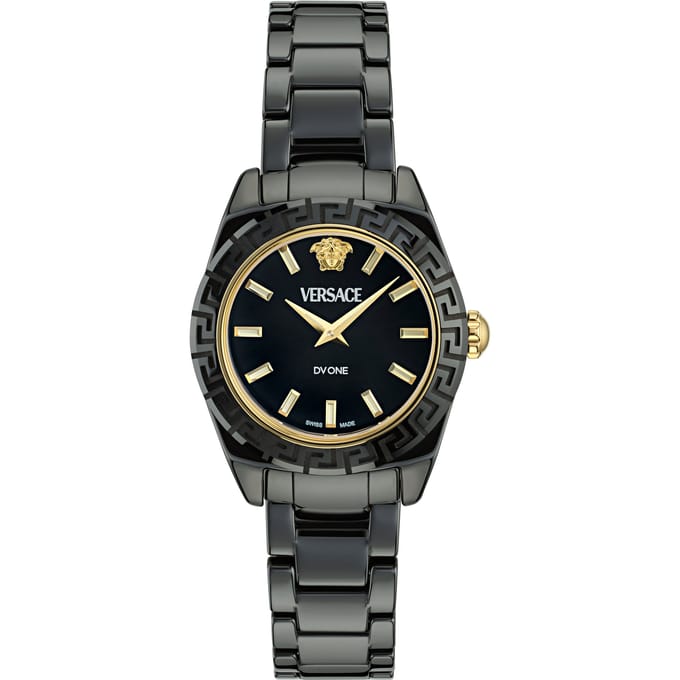Versace Dv One Mini VE9F00124 Horloge - Keramiek - Zwart - Ø 28 mm