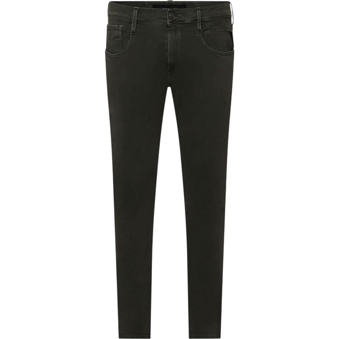 Replay Anbass Hyperfreak stretch-slimfit-jeans voor heren (Groen)