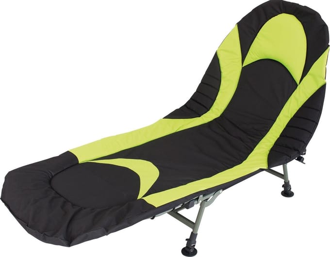 Eurotrail Kampeerbed Queen - Zwart/Lime