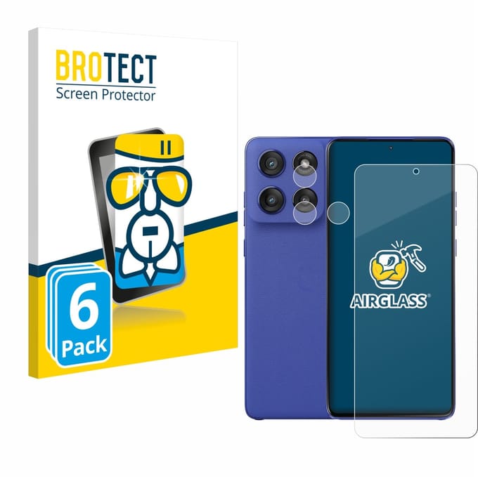 Screenprotector 6 Stuks voor Motorola Edge 60 Stylus (Voor+Camera) Beschermglas transparant