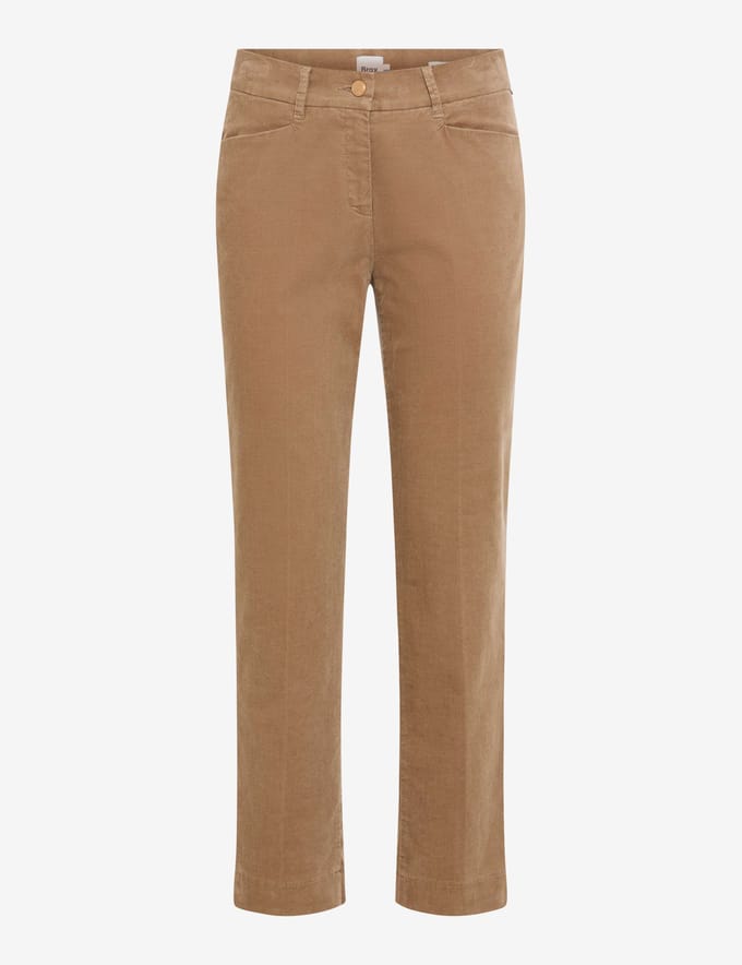 Brax Dames Flatfrontbroek  Style MARA S WALNUT, beige, maat 38