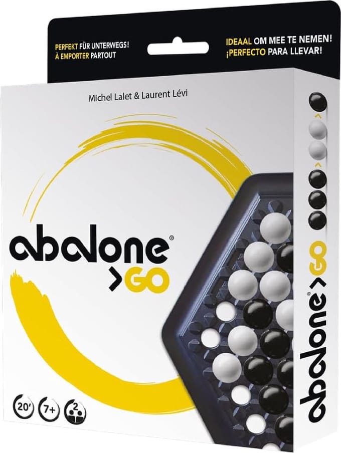 Abalone Go reisspel - 2 spelers - strategisch spel