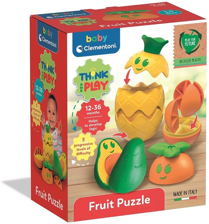 Kleur Denk Speel Fruit Stapelen Babyspeeltje Clementoni
