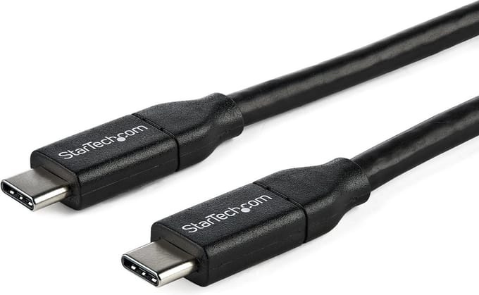 StarTech.com 1m 3ft USB C to USB C Cable - 5A PD - USB 2.0 USB-IF Certified - USB-C cable - 1 m