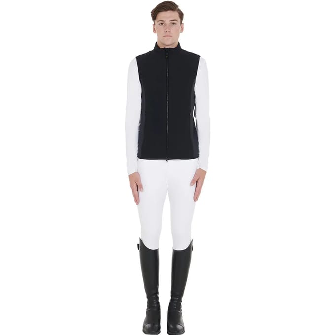 Slim fit mouwloze rijvest Equestro