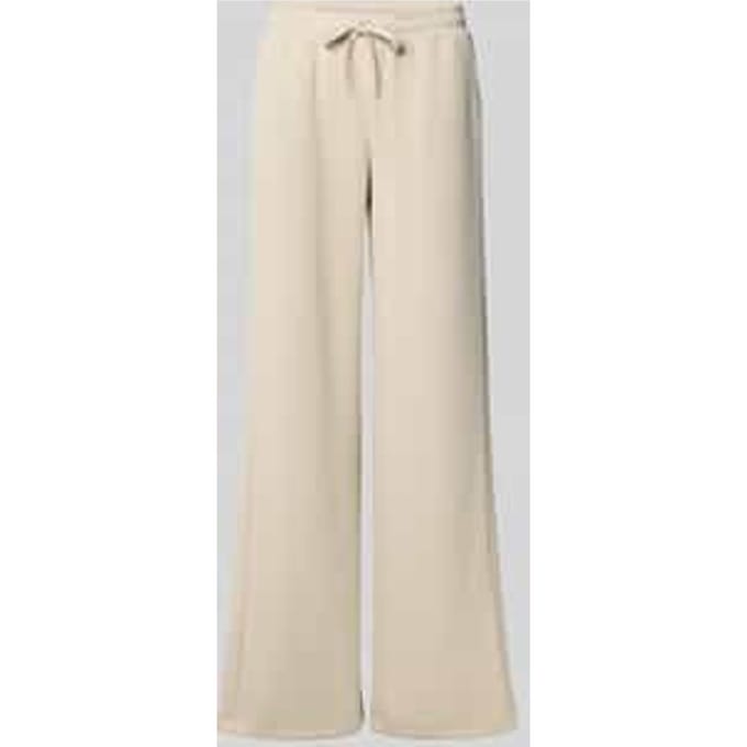 Wide leg sweatpants met elastische band, model 'SCUBA'