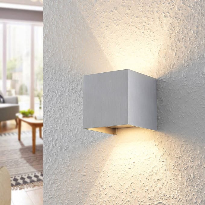 Arcchio - wandlamp - 1licht - Aluminium, metaal - H: 9.7 cm - G9 - aluminium