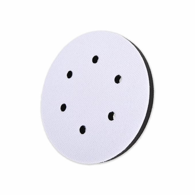 Dailygoods- Spons Zachte Interface Pad - Schuren - 150 mm Diameter - 6 Gaten - Schuimconstructie - Vermindert Trillingen - Schuurpad