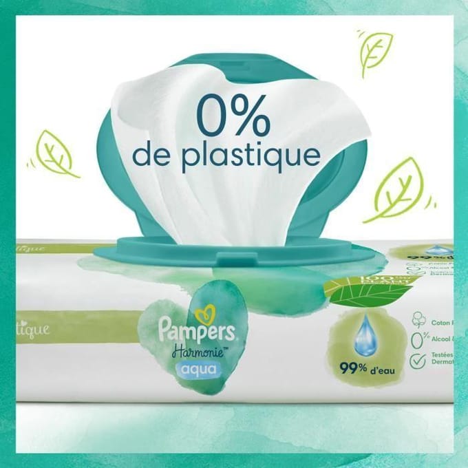 Pampers - Harmonie Aqua - Billendoekjes - 48 doekjes - 1 x 48
