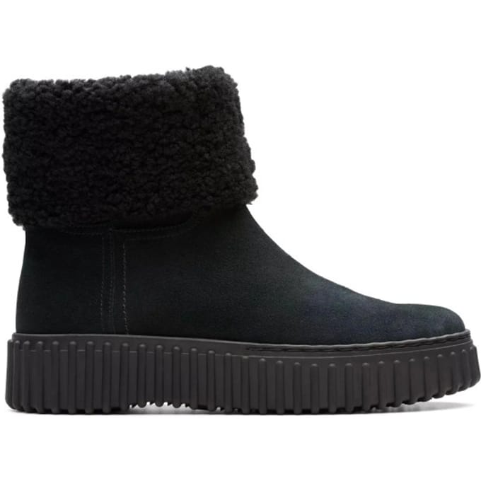 Clarks Torhill Turn - dames laars - Zwart - maat 41 (EU) 7 (UK)