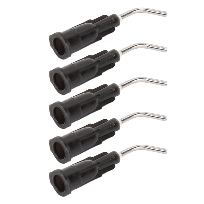 100 stuks Wegwerp Tandheelkundige Voorgebogen Irrigatie Naaldpunten Tandheelkundige Dispenseernaaldpunt Vervanging white