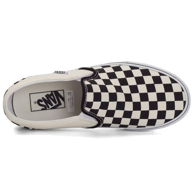 Vans Asher Damier Noir Blanc (aux femmes) 36 black