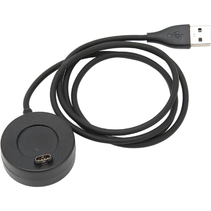 Horlogelader Horloge Power Dock USB-opladen 1m Kabel Datum Synchronisatiekabel voor Garmin Smartwatch black