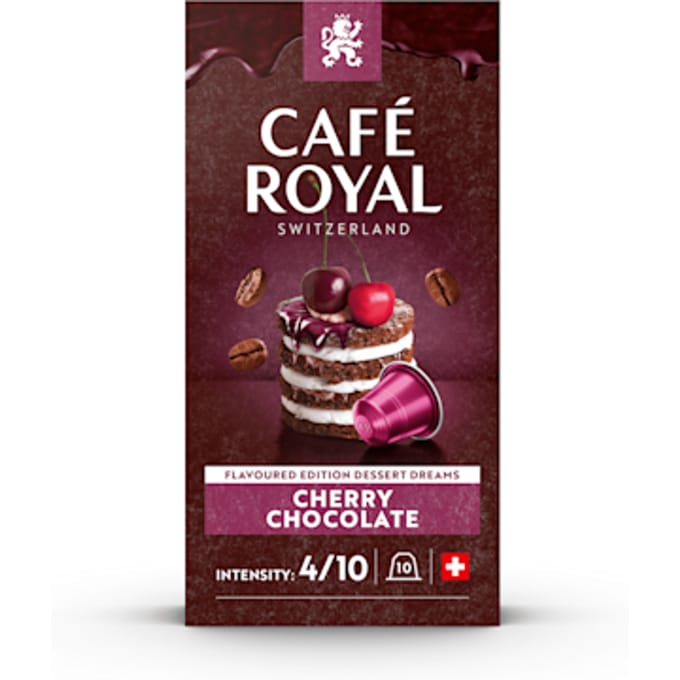 Koffiecups cherry chocolate flavour
