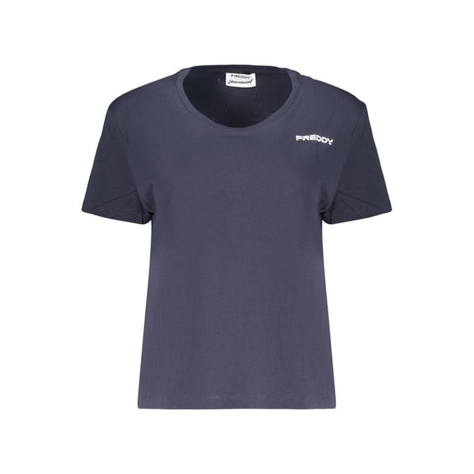 Freddy Blauw Katoenen Dames T-Shirt