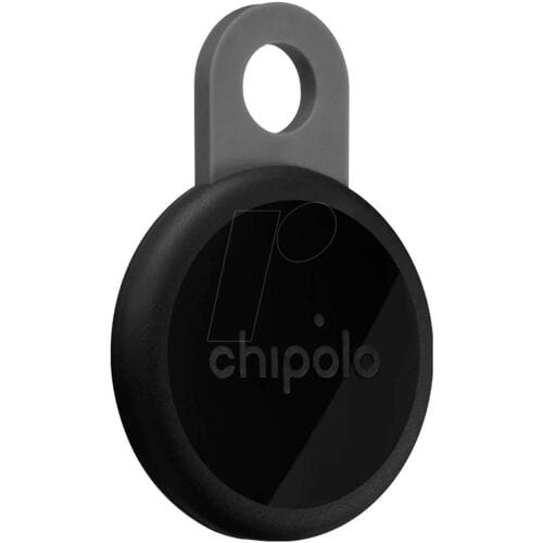 Chipolo LOOP – Bluetooth Tracker & KeyFinder – Oplaadbaar & Waterdicht - Compatibel met Apple Find My & Google Find Hub – 125 dB – Charcoal - 1 Pack