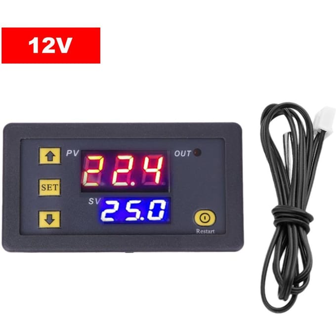 3230 régulateur de température affichage numérique Thermostat Module interrupteur de contrôle de température Micro 12V