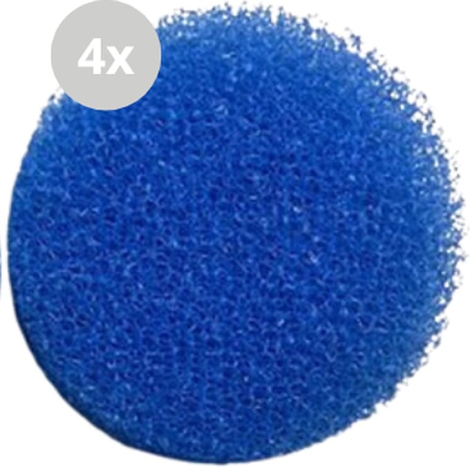 Geschikt voor Eheim 150 - 4x filter foam/ filterschuim