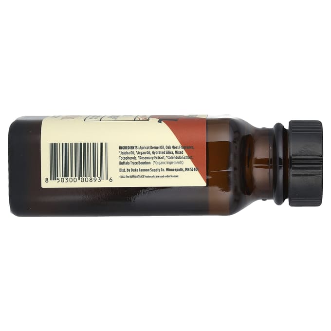 Duke Cannon Supply Co., Big Bourbon Beard Oil, Oak Barrel, 3Oz brown