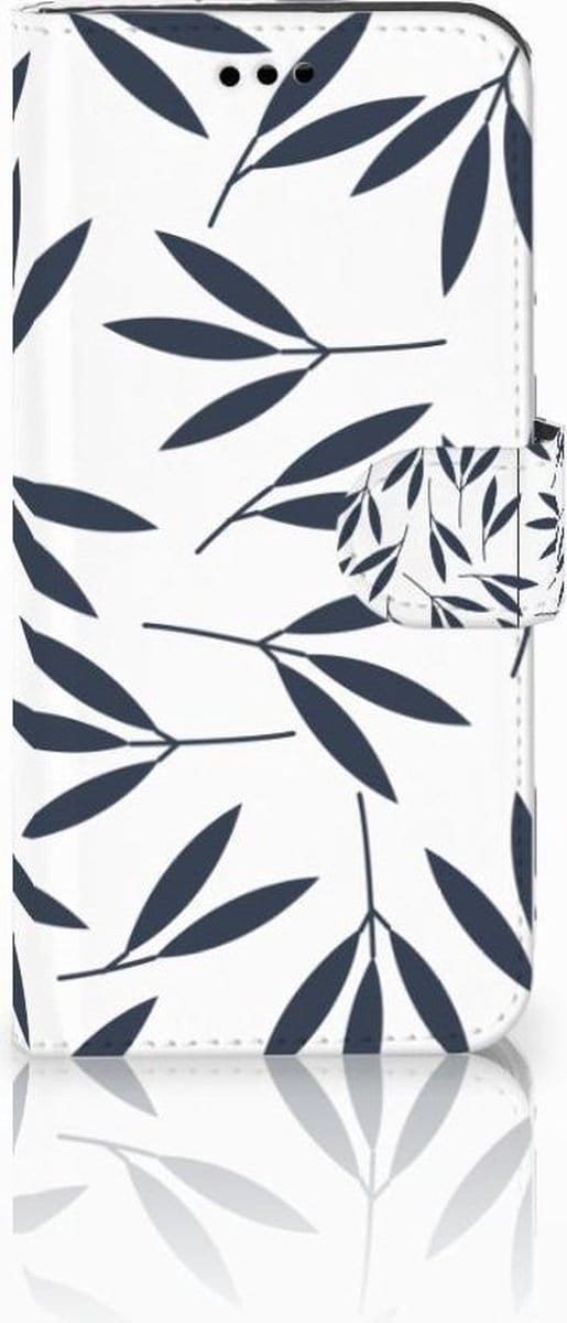 Huawei P10 Lite Hoesje Leaves Blue