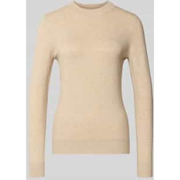 Gebreide pullover van viscosemix met ronde hals