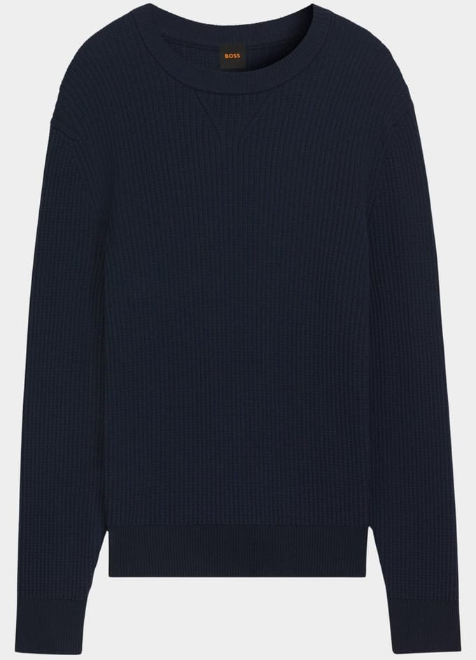 Regular fit gebreide pullover van katoenmix, model 'APOKKO'