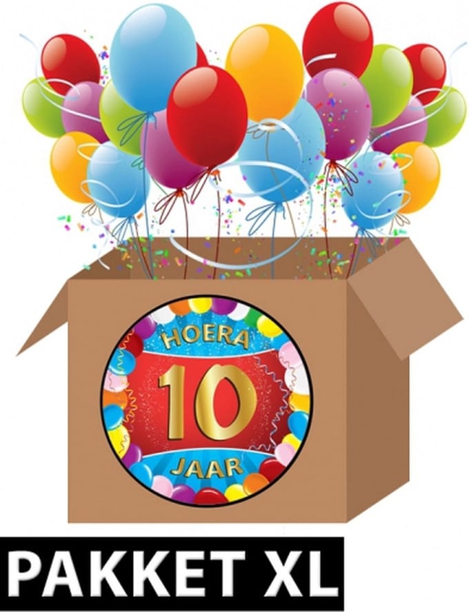 10 jaar versiering voordeel pakket XL