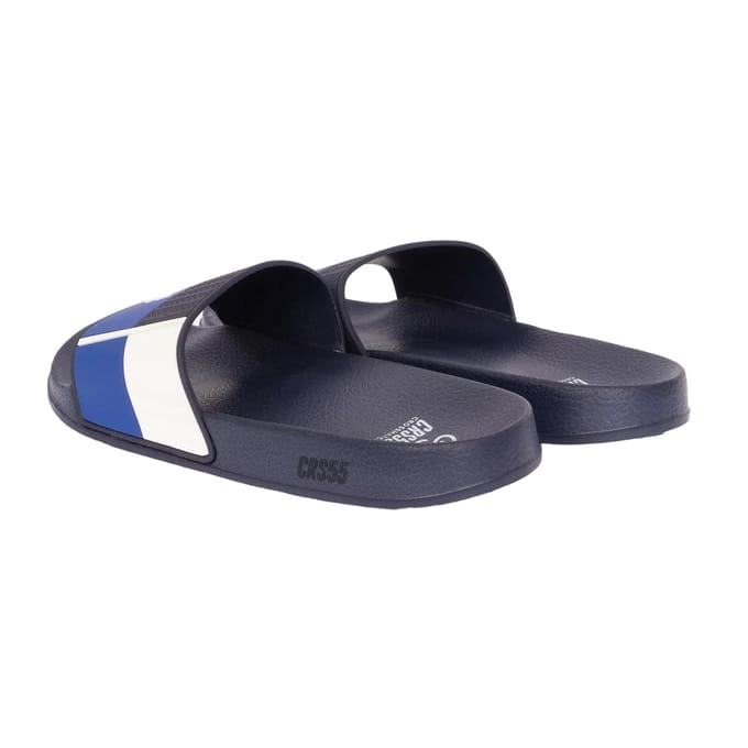 Crosshatch Heren Rentrays Sliders (Blauw)