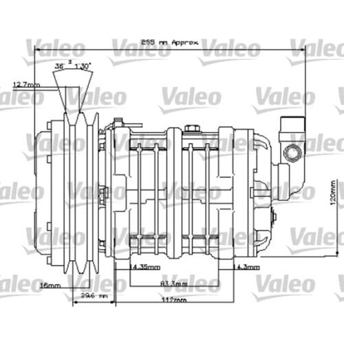 Airco-compressor VALEO 815842