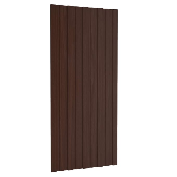 vidaXL - Dakpaneel - 12 - st - Bruin - 100 - x - 45 - cm - Verzinkt - staal