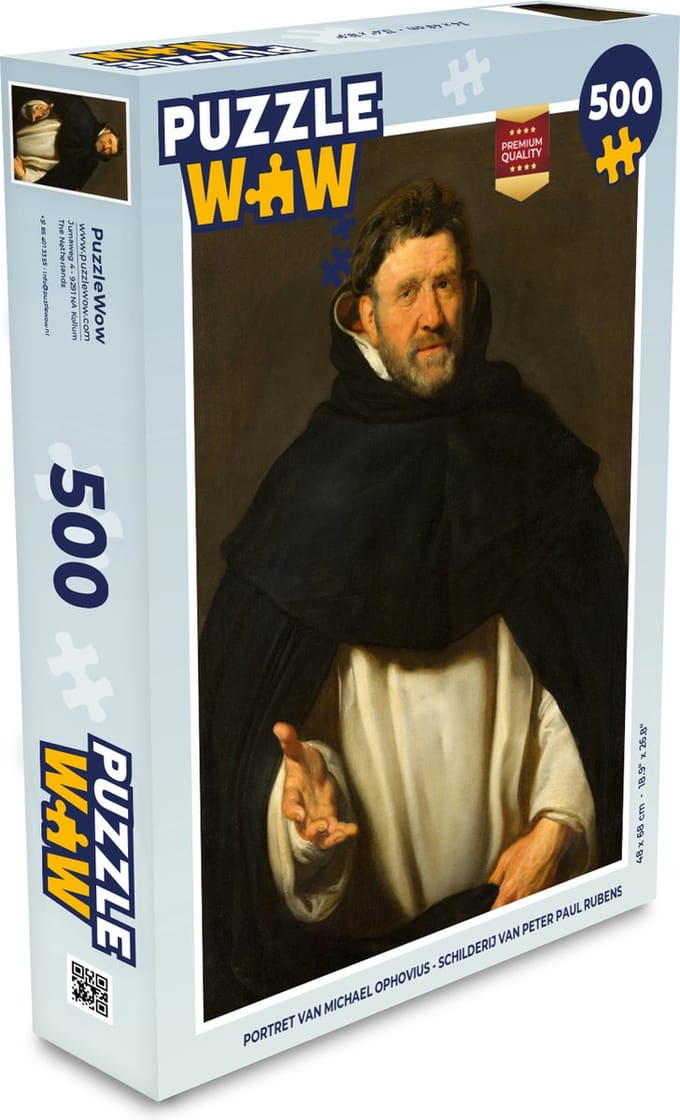 Puzzel Portret van Michael Ophovius - Schilderij van Peter Paul Rubens - Legpuzzel - Puzzel 500 stukjes