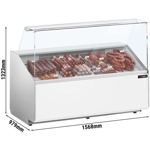 GGM Gastro Kühltheke - 1600mm - Frontblende Weiß