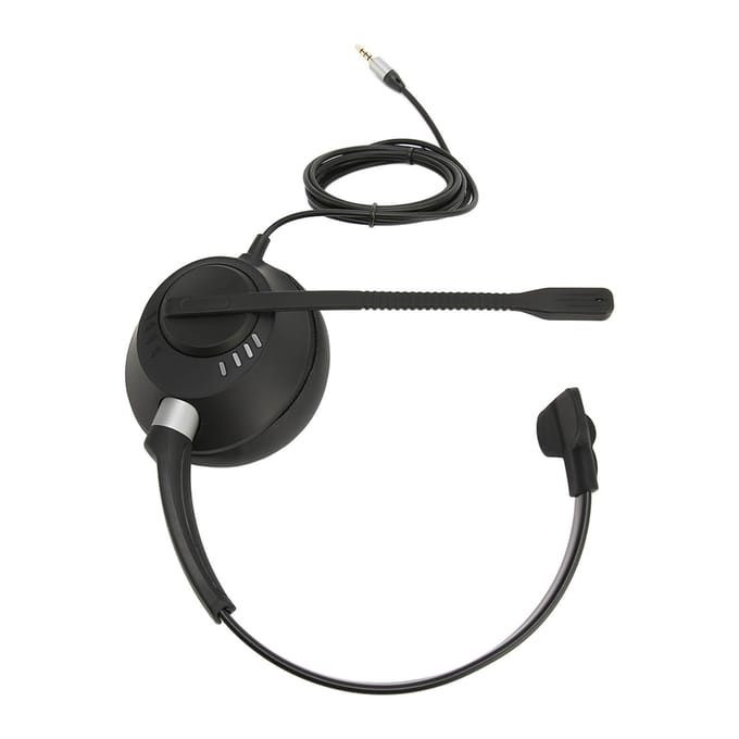X6S 3.5 Telefoonheadset ENC Actieve Ruisonderdrukking Enkeloorig PC-hoofdtelefoon voor Klantenservice