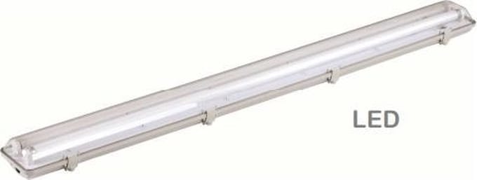 Armatuur 150cm inclusief dubbele LED TL - IP65 - 6000K