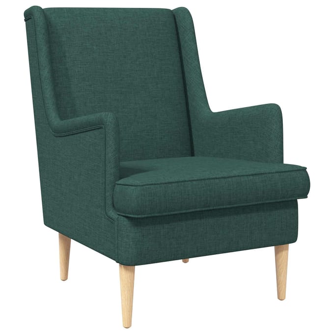 vidaXL - Fauteuil - Donkergroen - Stof