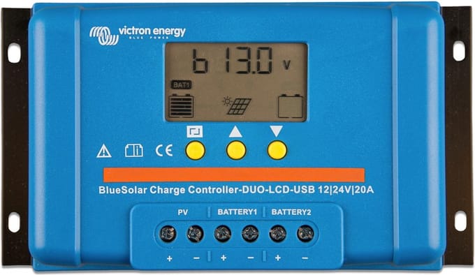 Victron BlueSolar PMW DUO LCD&USB 12/24V-20A