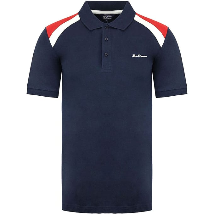 Ben Sherman Logo Heren Navy Poloshirt