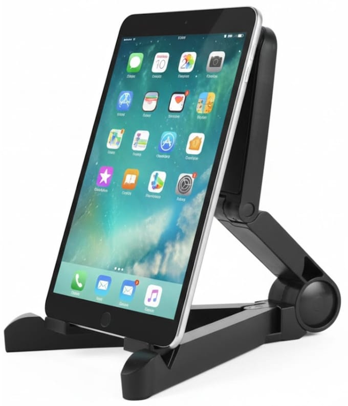 Benson Roteerbare tablet houder - Antislip - Zwart