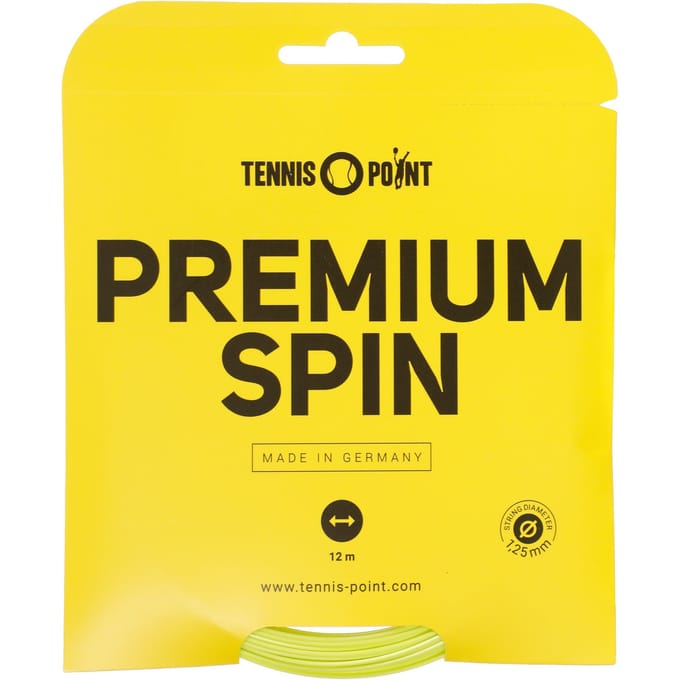 Tennis-Point Premium Spin Set Snaren 12m-Limoen