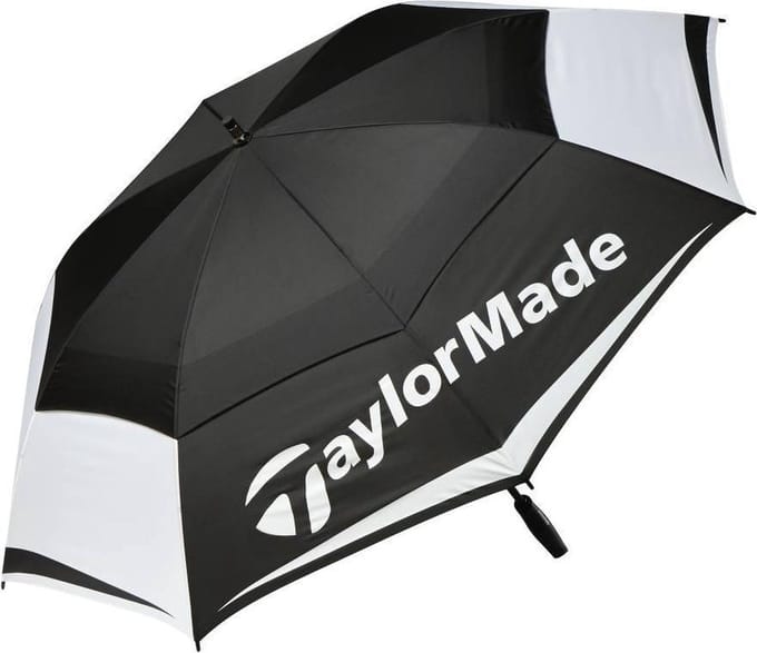Taylormade - Golfparaplu - Double Canopy - 64 inch - Zwart Wit